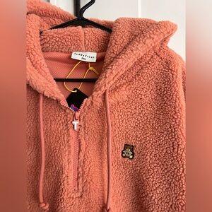 Teddy Fresh Sherpa Half Zip Hoodie